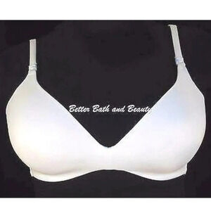 Two Hearts Maternity Nursing Molded‎ Wire Free Bra 40E White  New without Tags